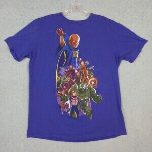 Marvel Avengers T-shirt Men's Medium Blue What If The Watcher Thor Guardians